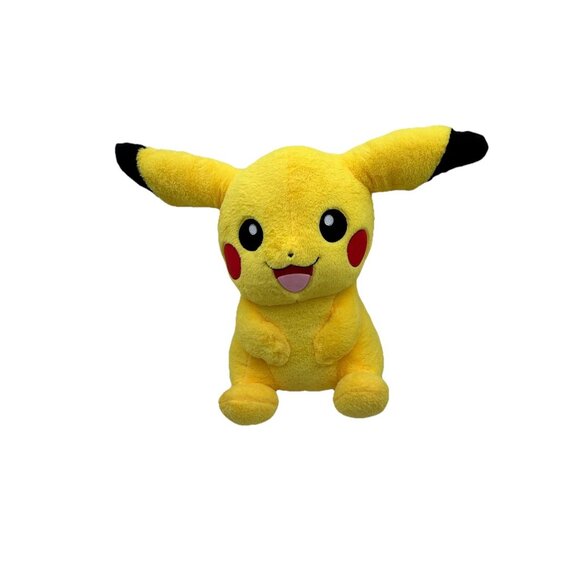 Giant Pokemon 24" Plush - Pikachu - Stuffed Animal - Anime EUC Stuffed Toy - Picture 1 of 10